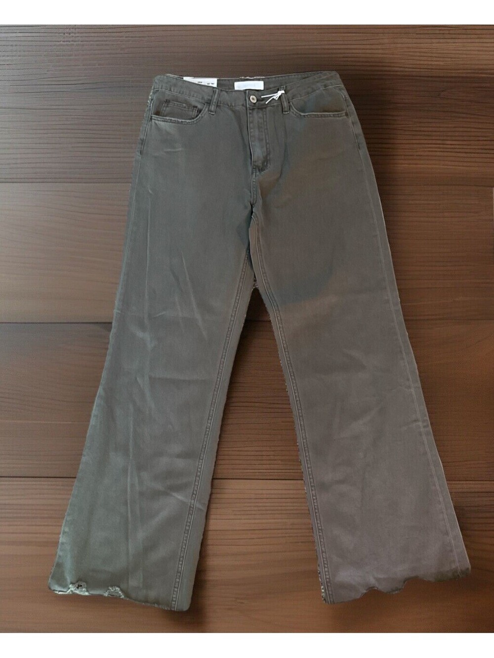 Vervet Blue Women's Size 31 Leslie 90's Vintage Flare Distressed High Rise Jeans